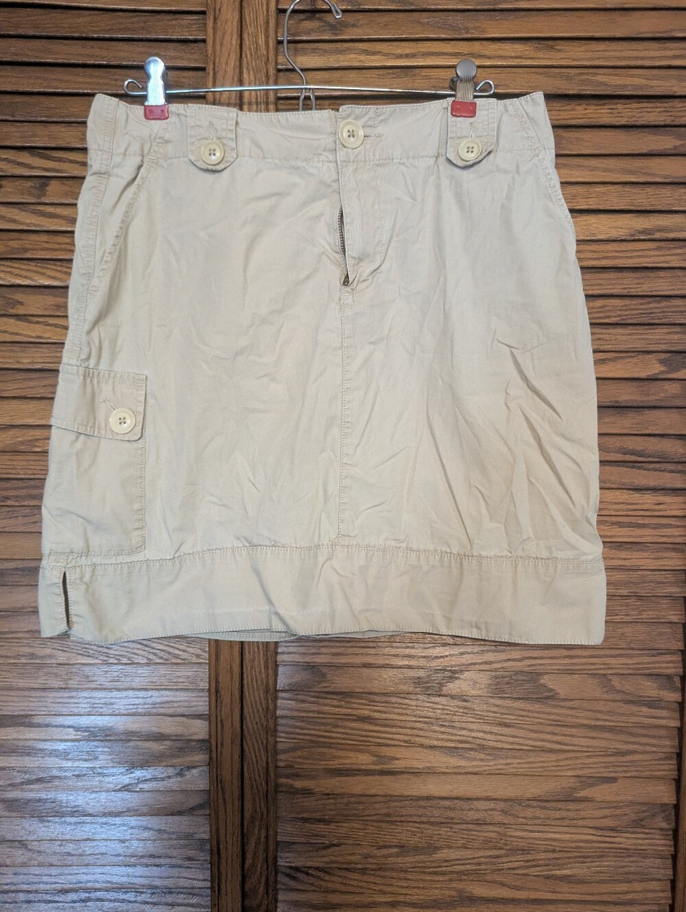 Eddie Bauer Tan Cargo Skirt Women's Size 6